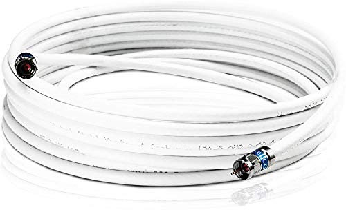 VENTON Sat Kabel Coaxial Kabel RG6Q-CCS I Antennenkabel 120 dB max. I 4fach geschirmter HQ digital HD 4K 3D Kupfer Innenleiter I Fernsehkabel Koaxkabel für DVB-S2 -C -T2 -BK Anlagen (10m)
