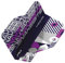 RED DRAGON Peter Wright Snakebite Hardcore Stack Black and Purple Dart Flights - 3 Sets Per Pack (9 Flights in Total)