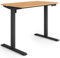 ESMART Germany ETX-121BM 100x60cm Ahorn Dekor Ergonomischer Steh-Sitz-Schreibtisch Stufenlos elektrisch höhenverstellbar 73,5-123,5cm 3 x Memory USB Ladeport Aktivitätserinnerung Soft-Start/Stopp