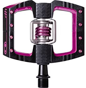 Crankbrothers Mallet DH Fahrradpedale 9/16 Zoll, schwarz/pink