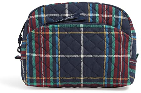 Vera Bradley Damen Kosmetiktasche aus Baumwolle, mittelgroß