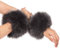 1 Paare Fell Pelz Armstulpen,Damen Pulswärmer Pelz Kunstfell Fellstulpen Fell Manschette Handschuhe Pulswärmer Kunstfell Winter Handgelenk Wärmer für Pullover Mantel Weste Jacken für Frauen,Grau