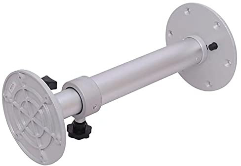 Lumclaw Support de pied de table amovible en alliage d'aluminium réglable en hauteur pour camping-car, caravane, camping-car