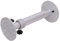Lumclaw Support de pied de table amovible en alliage d'aluminium réglable en hauteur pour camping-car, caravane, camping-car