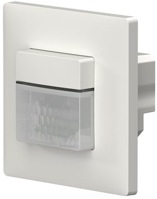 Theben 4800350 I LUXORliving BI180 WH I Bewegungsmelder Wandmontage im Innenbereich I Rechteckiger Erfassungsbereich 170° I Für KNX Smart-Home System LUXORliving