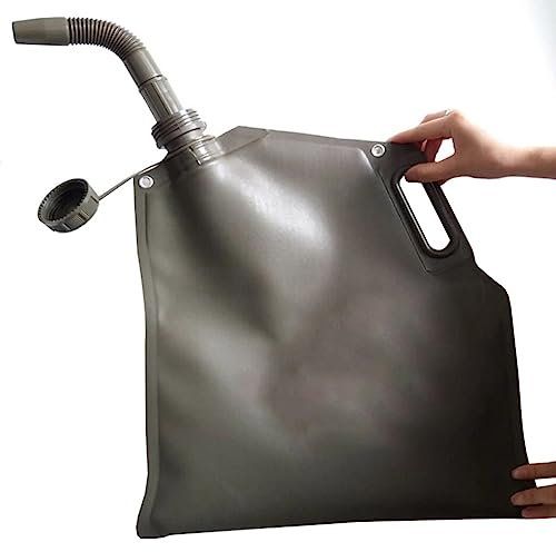 Benzinkanister Faltbarer Ölbeutel, tragbarer Kraftstofftank, Outdoor-Notfall-Backup-Diesel-Benzin-Auto-Motorrad-Kraftstoffbeutel, 5 l/10 l/20 l/30 l (Size : 5L/1 Gallon)