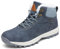 Mishansha Stivali da Neve Uomo Inverno Scarpe Pelliccia Donna Caldi Scarponcini Trekking Imbottiti Impermeabili Blue 37