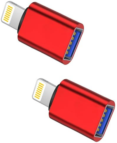 Lightning to USB Camera Adapter, Apple MFi Certified USB 3.0 OTG Cable for iPhone 14 13 12 11 XS XR X SE 8 7 6 5 iPad to Connect Card Reader, Keyboard, Mouse, Piano, USB Flash Drive