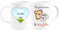 Taza de Cerámica Personalizada con Tu Foto Varios Diseños Regalo Original para Mujer y Hombre. Regalo Personalizados para Amigos, Familiares, Cumpleaños, Aniversario (10 Té Feliz Foto)