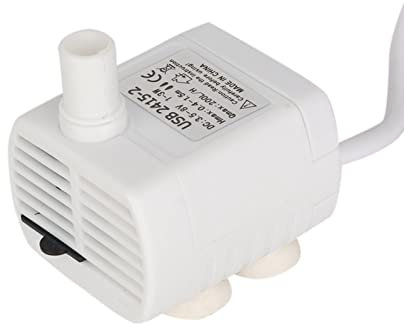 Yctze Mini Bomba de Agua Sumergible USB para Acuario y Dispensador de Agua para Mascotas, Adecuada para Pecera, Fuente Pequeña Interior, Limpieza de Mascotas con Cisne de Gato,