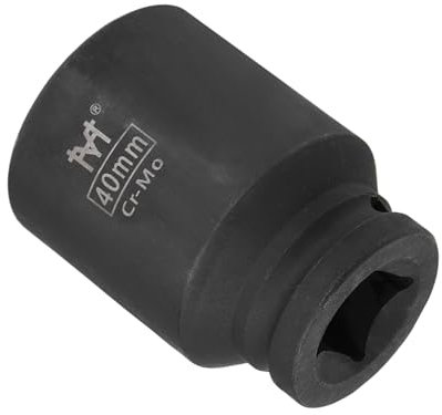 CoCud Deep Impact Socket, 3/4 Drive 40mm Socket, Cr-Mo Steel Hex Wrench Socket - (Applications: for Home Maintenance)