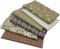 aufodara 6 Stück 50 x 80 cm Baumwollstoff Stoffpakete Groß Patchwork Stoffe Baumwolle, Baumwollstoff Meterware, Stoffe zum Nähen, Patchwork Stoffpaket zum Quilten DIY Basteln Handwerken (Braun)
