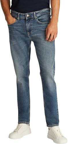 Tommy Jeans Herren Jeans Hose Austin Slim Tapered Fit, Blau (Denim Dark), 32W/32L