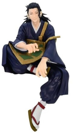 Joyes Geto Suguru Figur 15cm,Anime Noodle Stopper, Sitting Pose Actionfigur, Desktop Ornamente Heimdekoration Collection