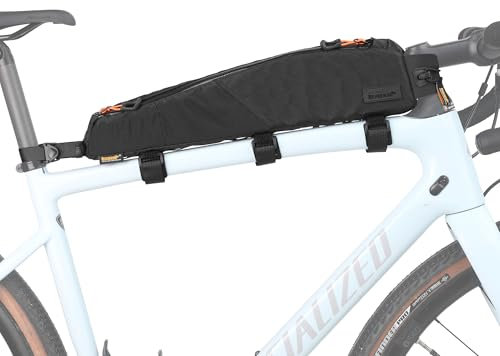 Rhinowalk Fahrrad Oberrohrtasche, Fahrradrahmentasche, wasserdichte Fahrradtasche, professionelles Fahrradzubehör für Mountainbikes, Rennräder (erweiterte Version), 2,1L