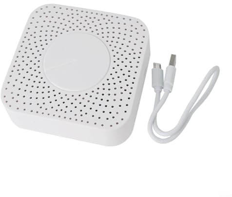 Alanmoship Echtzeit-Umweltanalyse mit Tuya's Smart Home kompatiblen 6-in-1-Detektor (Zig)