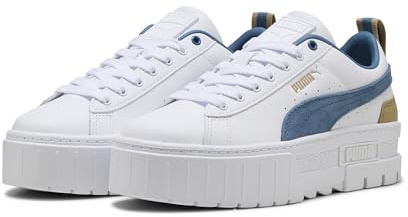 PUMA Women's Mayze Trainers, White Blue Horizon, 4 UK