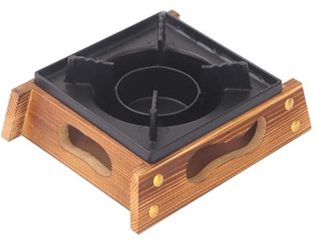 Ronyme Réchauds à Alcool Solides Four à Alcool pour Salon de thé Petit brûleur de Table de Chauffage pour ustensiles de Cuisine Ustensile de Cuisine, 14x17cm