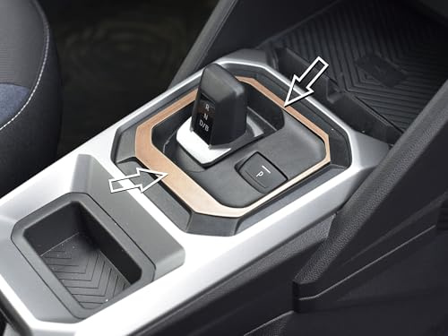 Stahlabdeckung für 2024+ Dacia.Duster III 3 (P1310) | Getriebedekoration - Automatik, KUPFER-BRAUN | 1 Stück Essential Expression Journey Extreme DUSTER Tuning Zubehör