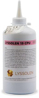 LYSSOLEN - Cola Extrafuerte para Parquet y Tarimas - Cola para Aglomerado, Chapa, Complementos de Aislamiento Térmico... - Cola de Poliuretano Monocomponente - Cola para Madera (1, 0,5 kg)