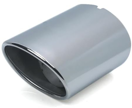 VREFOEAX Tail Pipe For Toyota For RAV4 2019-2024 Exhaust Tip Muffler Exhaust Pipe Nozzle Muffler Tip Car Accessories Car End Pipes(Silver)