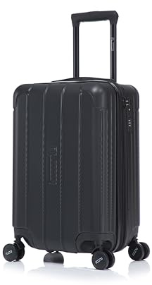 CELIMS - Valise Cabine 55x35x25 cm avec étagères | Cadenas TSA | ABS Ultra-Résistant | Roues 360 | Modèle 2026 | Noir