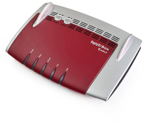 AVM Fritz!Box 6490 Cable – Ideal als Mesh Repeater oder Access Point, AC+N Dualband WLAN, 4× Gigabit-LAN, hohe WLAN-Abdeckung, Nicht für Kabelanschlüsse aktivierbar (Generalüberholt)
