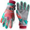 Vagasi Skihandschuhe Kinder Schneehandschuhe Mädchen Fleece Winterhandschuhe wasserdichte Winddichte Handschuhe für Jungen im Outdoor-Sport Winter Sport Snowboard, Farbige Herzen, M