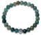 Majas Perlen Chrysokoll Armband echt mit Perlen 6mm Herz DQ Metall Silber Gold oder Roségold - Handmade Perlenarmband für Ausgeglichenheit Zielverfolgung - Spiritueller Schmuck Damen Herren Kinder