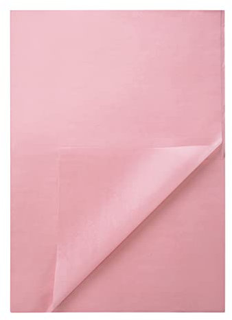 Decoupage Seidenpapier Rosa Geschenkpapier - 50x70 cm - 20 Blatt