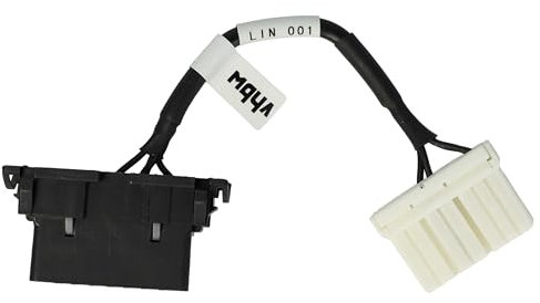 vhbw OBD2 Adapter 12Pin auf OBD2 16Pin kompatibel mit Tesla 2012-09/2015 Model S Elektroauto - 20 cm