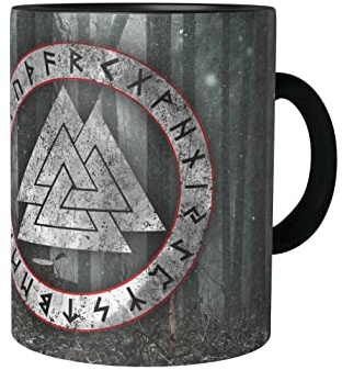 Urban Backwoods Valknut Runes Tasse Mit Spruch Kaffeetasse