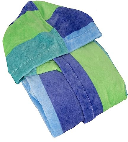 Pretti Stripes Accappatoio Junior Taglia 6, Multicolore (Imperiale)