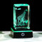 Kristall-Gravur, 3D-Giraffen-Figuren, Briefbeschwerer mit LED-Basis, Glasgiraffen, Tiere, Sammlerstück, Ornament, Geschenke für Damen, Herren, Sammlerstück