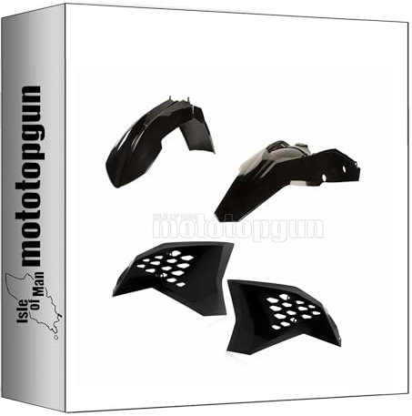 acerbis 0011632.090 kit plastico compatible con ktm exc 250 2008 2009 2010 2011 mototopgun