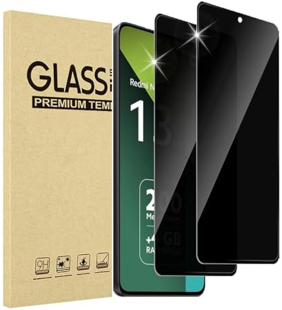 JMDZDL Verre Trempé Anti-Espion pour Xiaomi Redmi Note 13 Pro 5G, [2 pièces] Privacy Protection D'écran pour Redmi Note 13 Pro 5G Couverture Complète Film Protecteur Vitre Dureté 9H Privé Protecteur