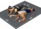 Laier Extra Große Yoga Matte Anti-Rutsch Übungsmatte Matte TPE Fitness Matte,geeignet für und Sport,Gym,Pilates,mechanische Übung und Doppelte Yogamatte mit Rückengurten (200X145cmX6mm) Grey