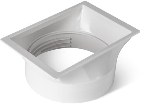 Portable Air Conditioner Exhaust Hose Connector 5.9 Inch Tube Adapter Exhaust Hose Coupler for Air Conditioning Exhaust Port, AA03