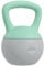 SPORTNOW Soft Kettlebell, 6kg Kettle Bell with Non-Slip Handle for Home Gym Weight Lifting and Strength Training, Grey and Green