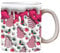 eBoutik - Fun Festive Printed 3D Ceramic Mug - Coffee,Tea Or Hot Chocolate Cup for Stocking Filler Or Secret Santa - Christmas Tableware Decoration Xmas Present (Pink Christmas Tree)