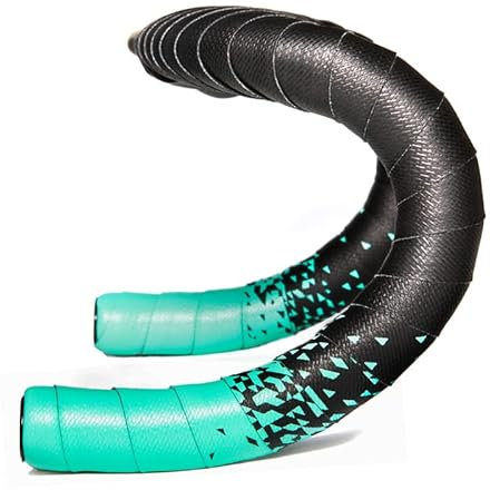 GBSONGLIANGBO Lenkerband,Fahrrad Lenkerband Lenkerband Straße Fahrradgriff Radfahren Zubehör Fixie Getriebeband PU Eva. Umwickeln perforiert.(Celeste Fade)