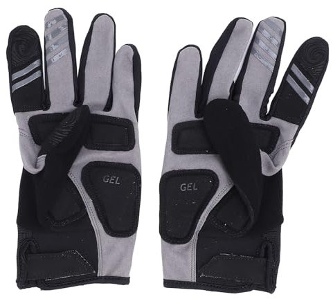 Rennhandschuhe, Touchscreen-Fahrradhandschuhe, 1 Paar, rutschfeste Stoßdämpfung für Fahrrad, Motorrad (L)