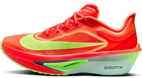 NIKE Zoom Fly 6, Sneaker Mujer, Bright Crimson Cave Purple Lime Blast, 39 EU