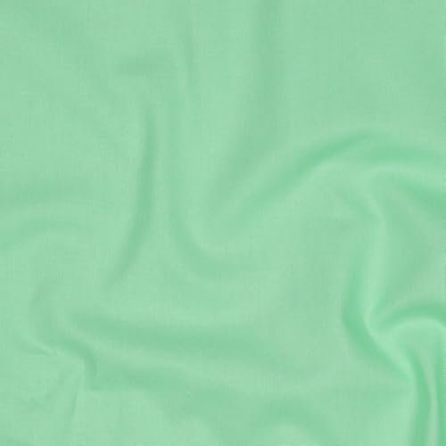 VmG-Store 2m Baumwollstoff Uni 100% Baumwolle Oeko-Tex KEINE Meterware über 70 Farben zur Auswahl (100 I Neon Green)