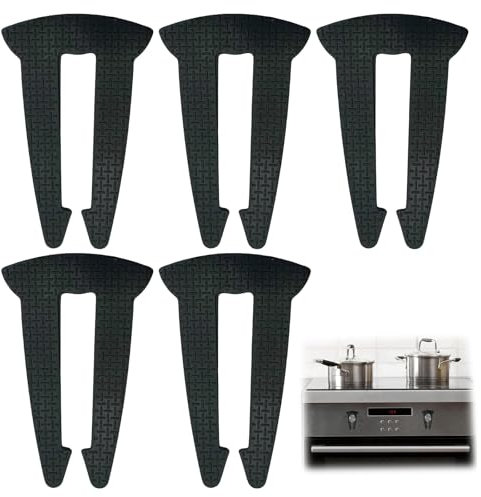 5 Stück Herdschutz Kinder,Kindersicherung Herd,Backofen Kindersicherung,Hochtemperaturbeständiges Material,Schützt Die Sicherheit von Kindern,Einfache und Bequeme Installation