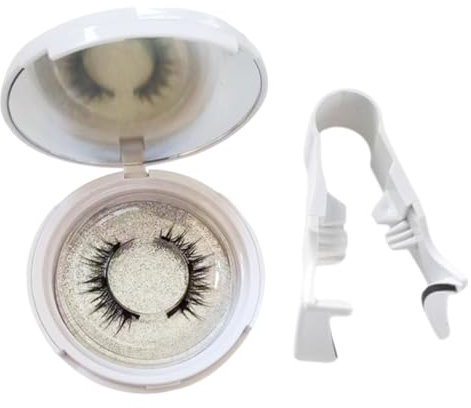 LQIOACU 1 Paar Magnetische wimpern, Wimpern magnetisch, Magnetic lashes, Kein Kleber erforderlich Wimpern Magnetic