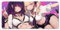 Gothic Punk Anime Girl XL Large Mouse Pad – Custom Dark Anime Mouse Mat, Cross Accessories, Fishnet Stockings Alternative Punk Gaming Mousepad