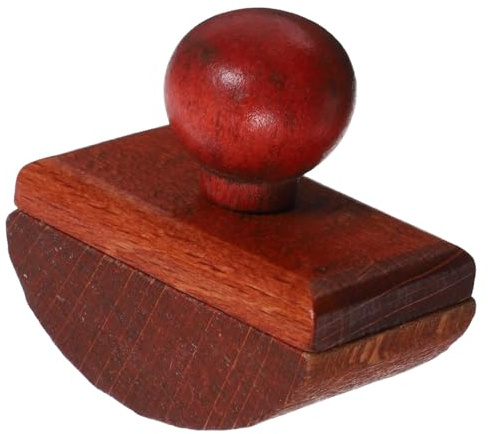 HOMSFOU Wooden Rocker Blotter for Fountain Pen Ink Quick Drying Ink Absorbent Tool for Calligraphy Stamp Pads and Writing Portable Hand Held Blotting Tool for School Office and Business Use
