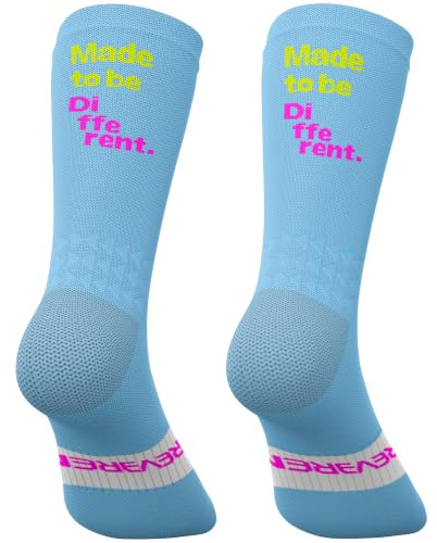 IRREVERENT Chaussettes de Sport Compressives et Hautes pour Running, Crossfit, Cyclisme, Padel, Basket