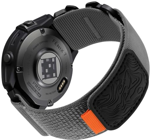Bandletic Strap for Garmin Fenix 9/8 47mm/Fenix 7/7 Pro/Fenix 6/6 Pro Strap | 22mm Quick Fit Nylon Sport Strap for Garmin Fenix 5/5 Plus/Epix 2 Pro 47mm/Forerunner 970/965/955/945/Instinct 2/3/E/Quatix 8